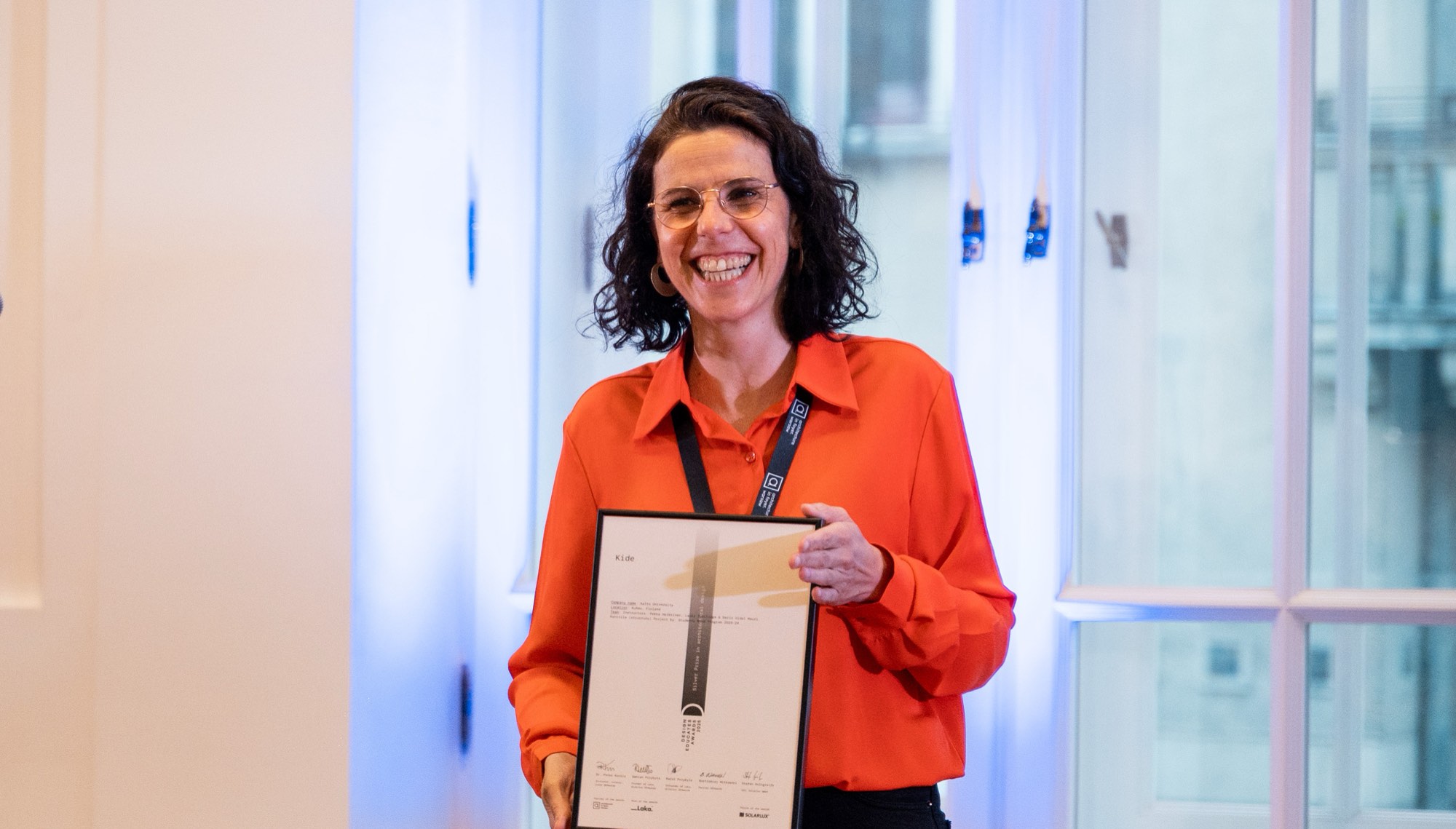 Kide, Aalto University — a laureate with the certificate