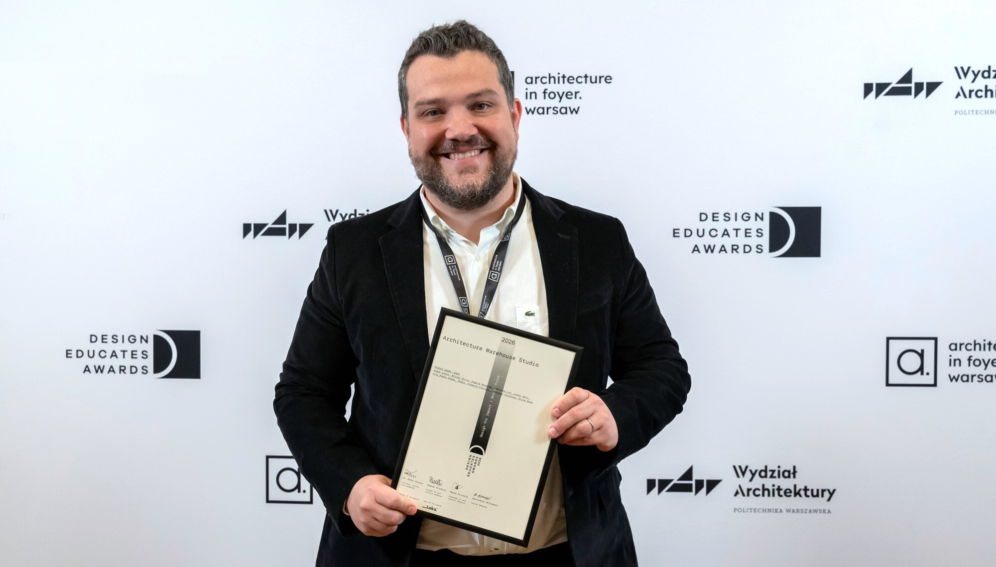 Architecture Warehouse Studio — a laureate with the certificate