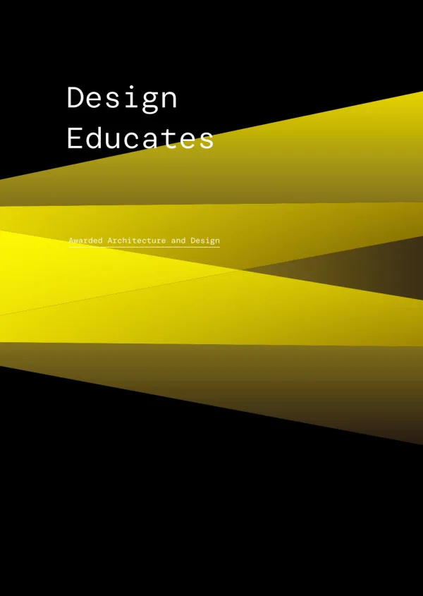 Design Educates 2023 yearbook cover