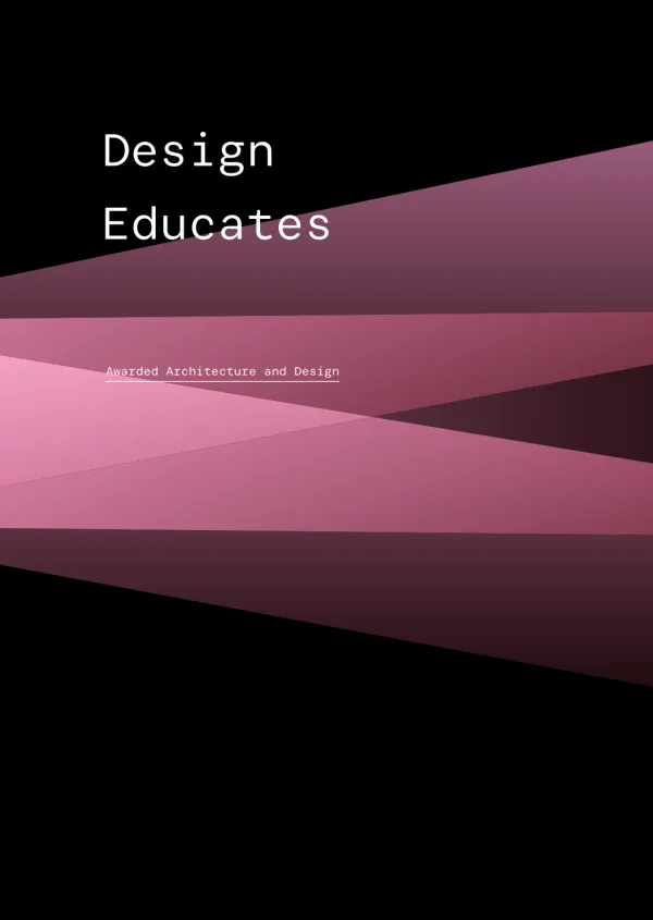 Design Educates 2024 yearbook cover