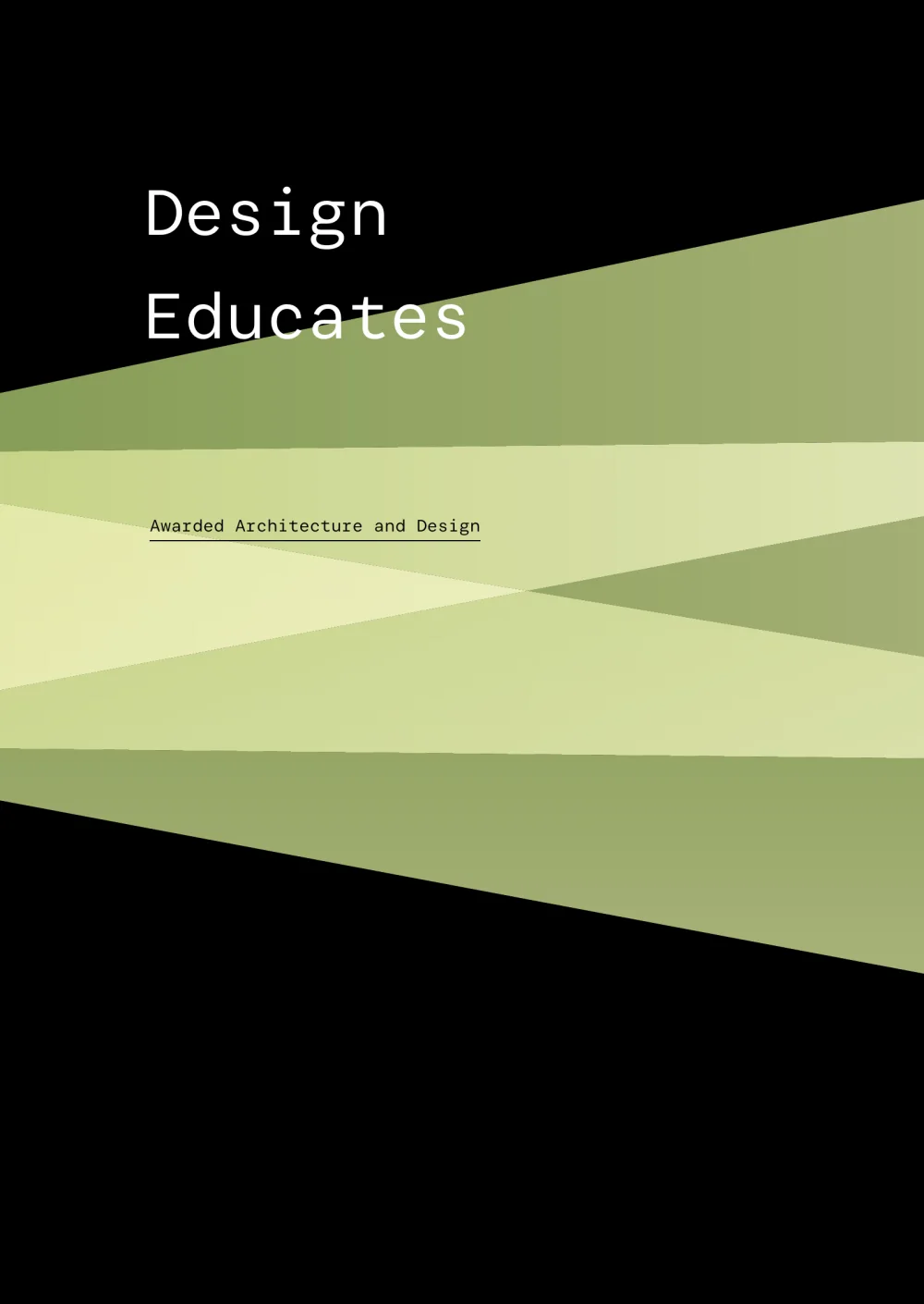 Design Educates 2026 yearbook cover